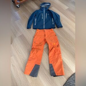 Men’s Stio environ L jacket and M pant. New condition used 1 season!